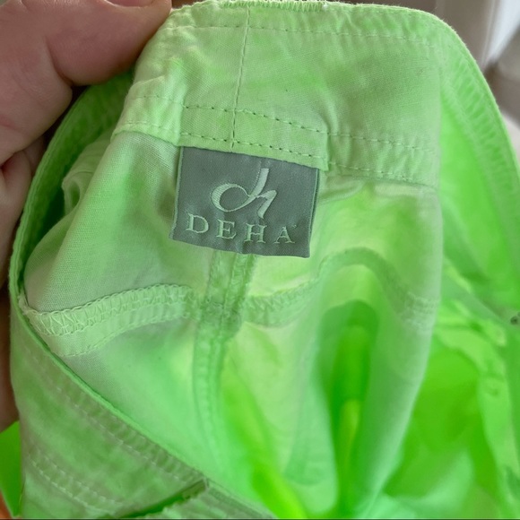 DEHA Neon Green Cotton Pants - Picture 13 of 14